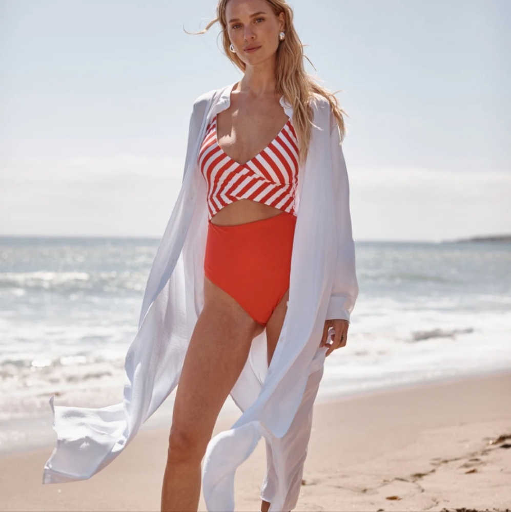 Summersalt Luxe Shirt Dress Swim Cover-Up
